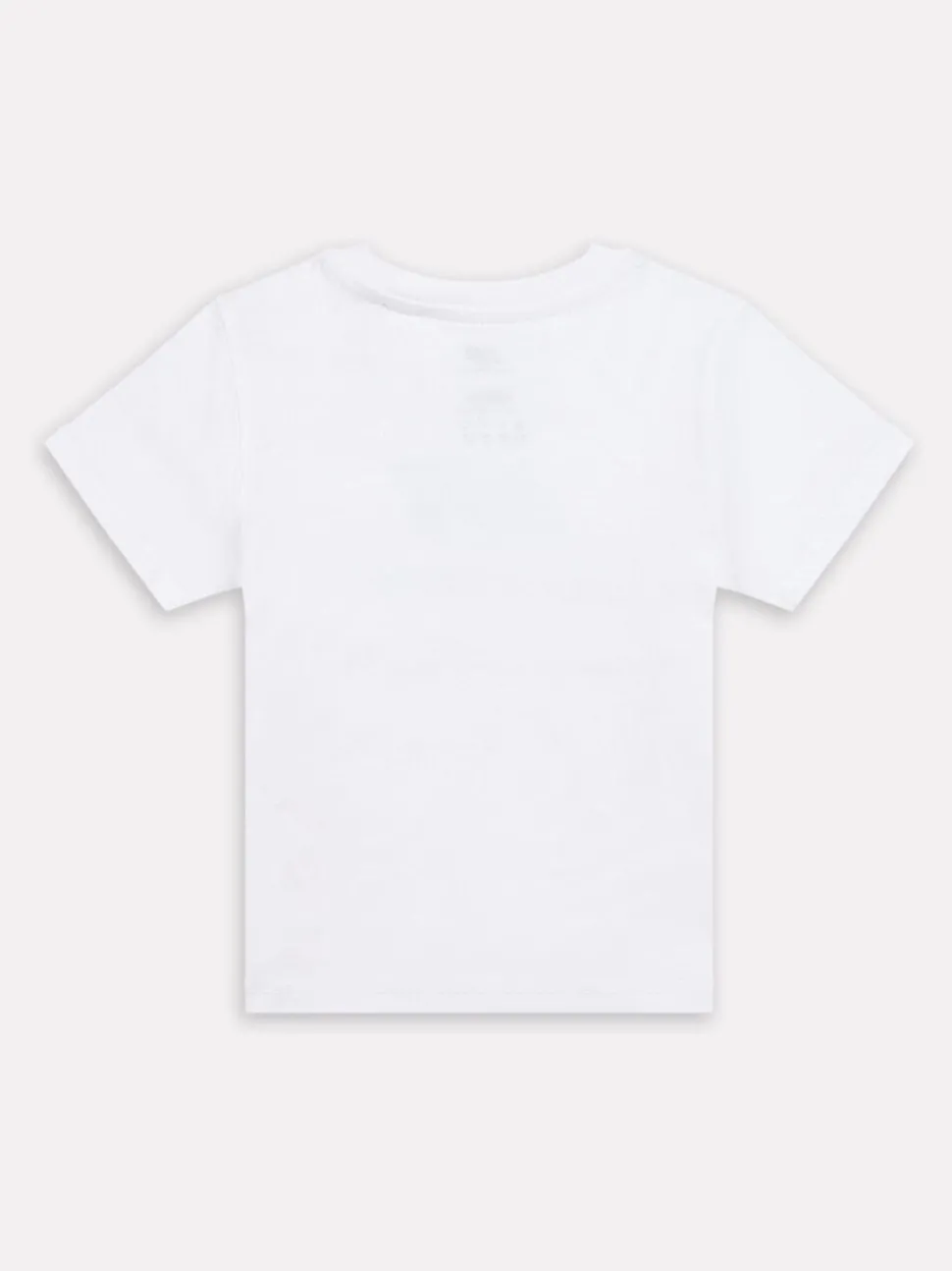 New Balance White Stacked Logo Cotton T-Shirt