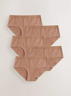 Nude Hipster Briefs 5 Pack (5-16yrs)