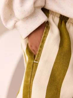 Olive Green Stripe Trousers (3mths-7yrs)