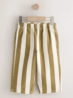 Olive Green Stripe Trousers (3mths-7yrs)