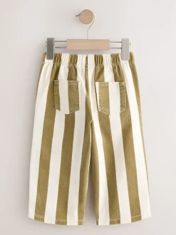 Olive Green Stripe Trousers (3mths-7yrs)