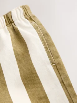 Olive Green Stripe Trousers (3mths-7yrs)