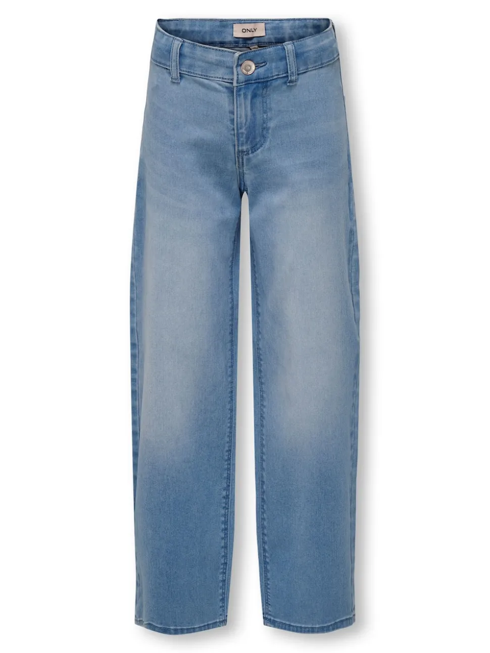 ONLY Blue Wide Leg Stretch Adjustable Waist Jeans