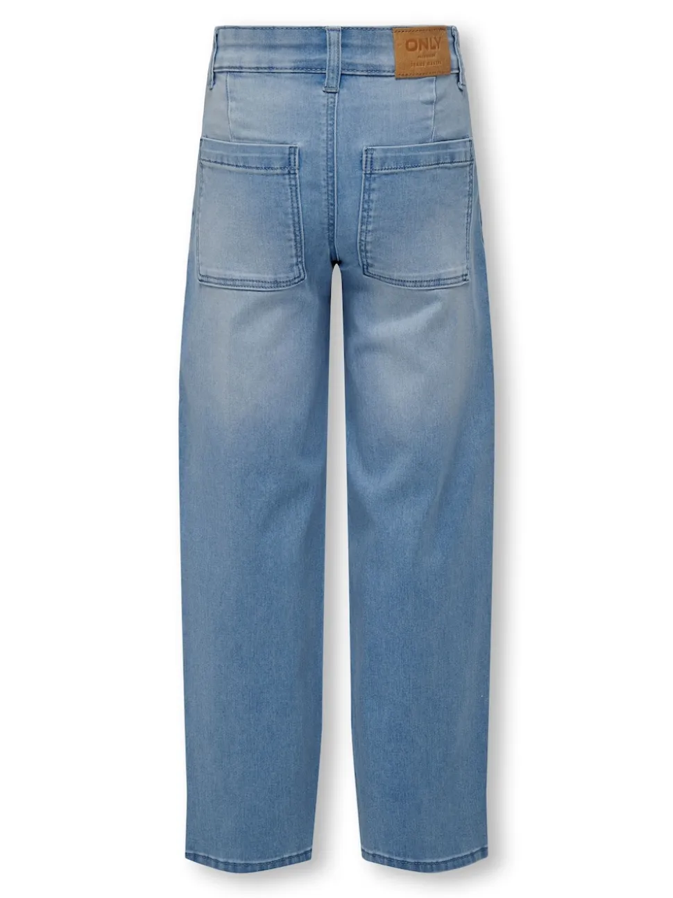 ONLY Blue Wide Leg Stretch Adjustable Waist Jeans