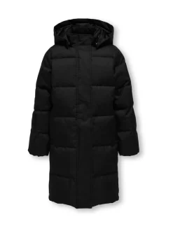 ONLY KIDS Black Puffer Coat