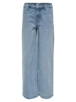 ONLY KIDS Blue Commet Wide Leg Elasticated Waist Jeans