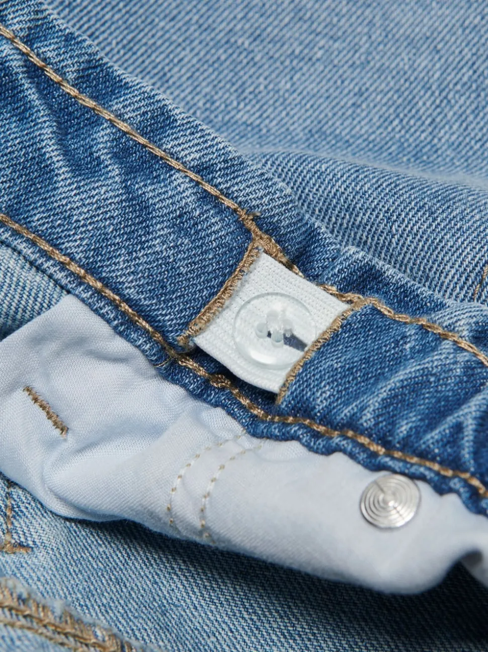 ONLY KIDS Blue Commet Wide Leg Elasticated Waist Jeans
