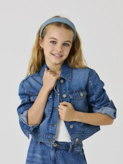 ONLY KIDS Blue Cropped Denim Jacket