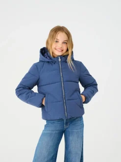 ONLY KIDS Blue Puffer Coat