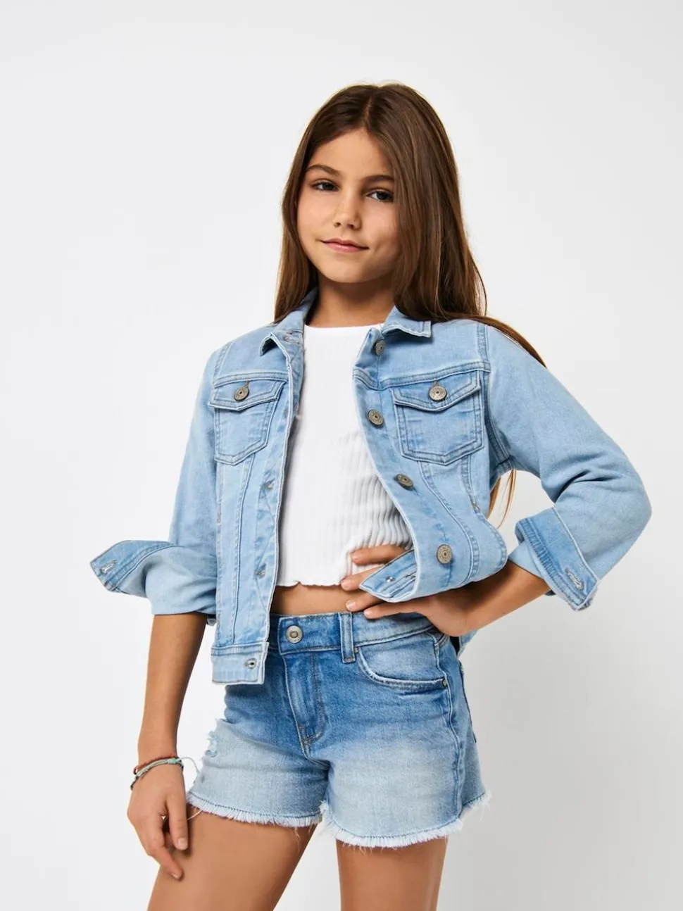 ONLY KIDS Blue Sara Denim Jacket