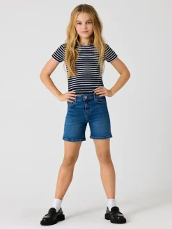 ONLY KIDS Blue Stretch Denim Shorts