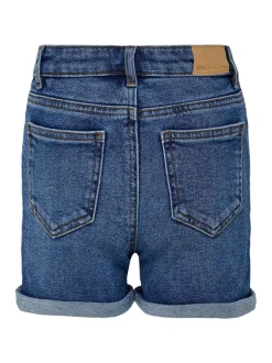 ONLY KIDS Blue Stretch Denim Shorts