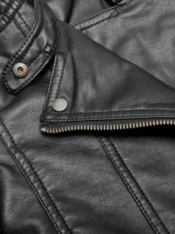ONLY KIDS Faux Leather Biker Jacket
