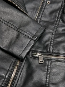 ONLY KIDS Faux Leather Biker Jacket
