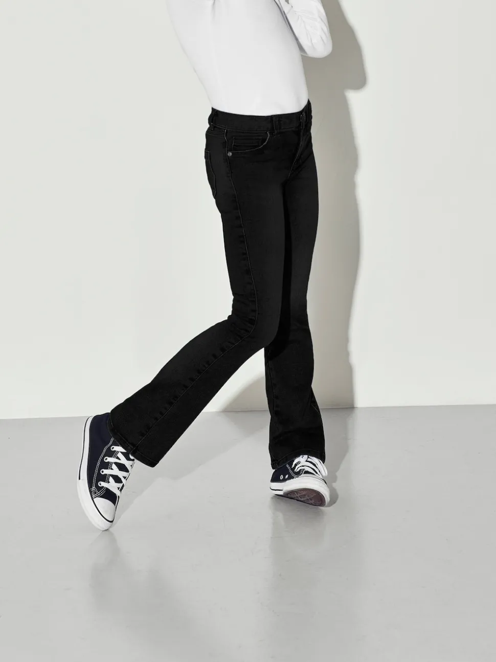 ONLY KIDS Flare Leg Jeans With Adjustable Waist