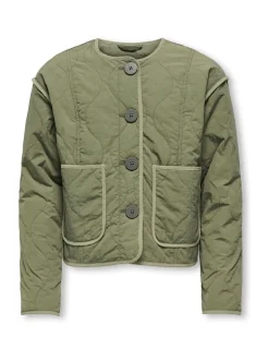 ONLY KIDS Green Quilted Jacket
