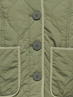 ONLY KIDS Green Quilted Jacket