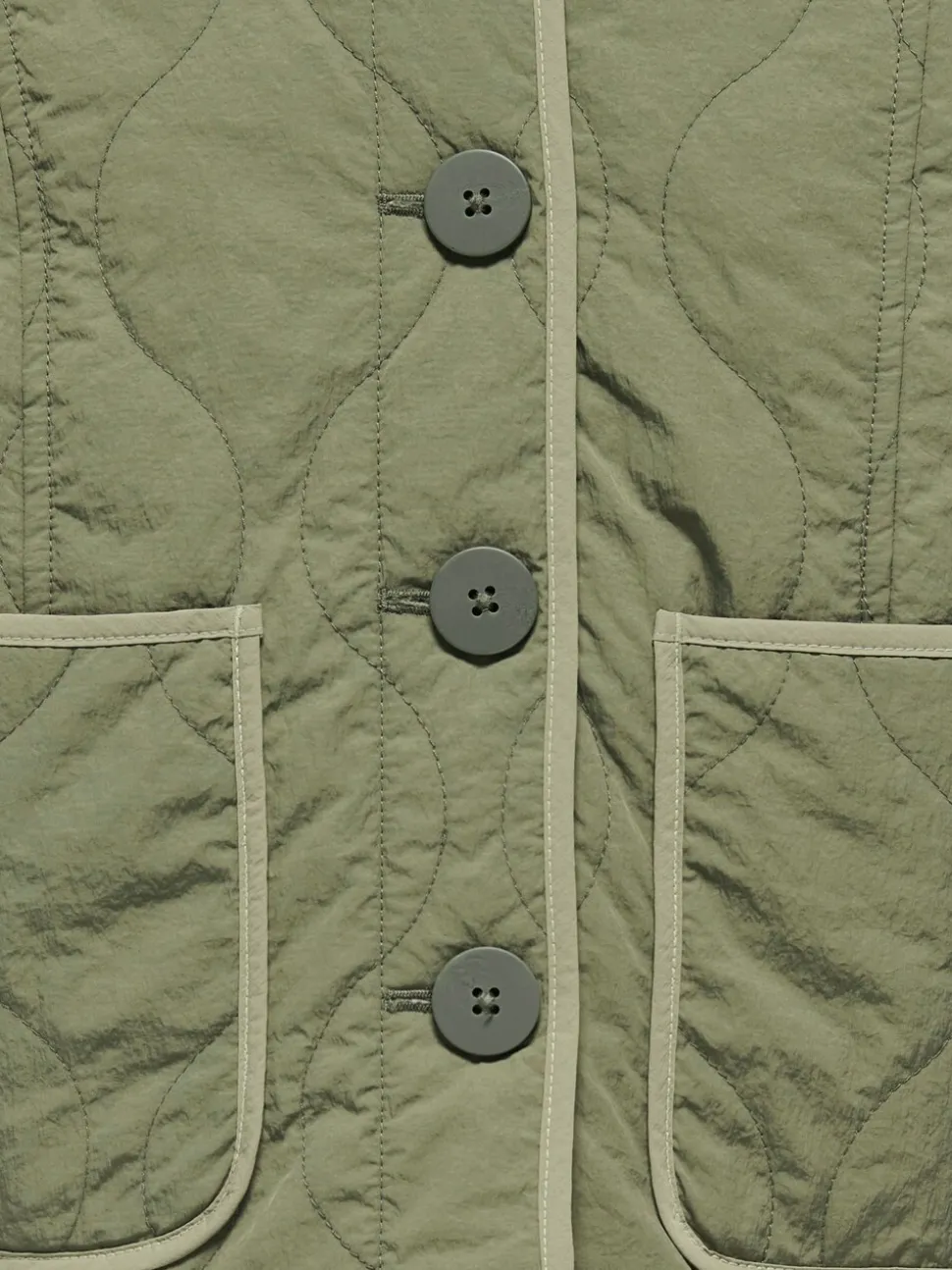 ONLY KIDS Green Quilted Jacket