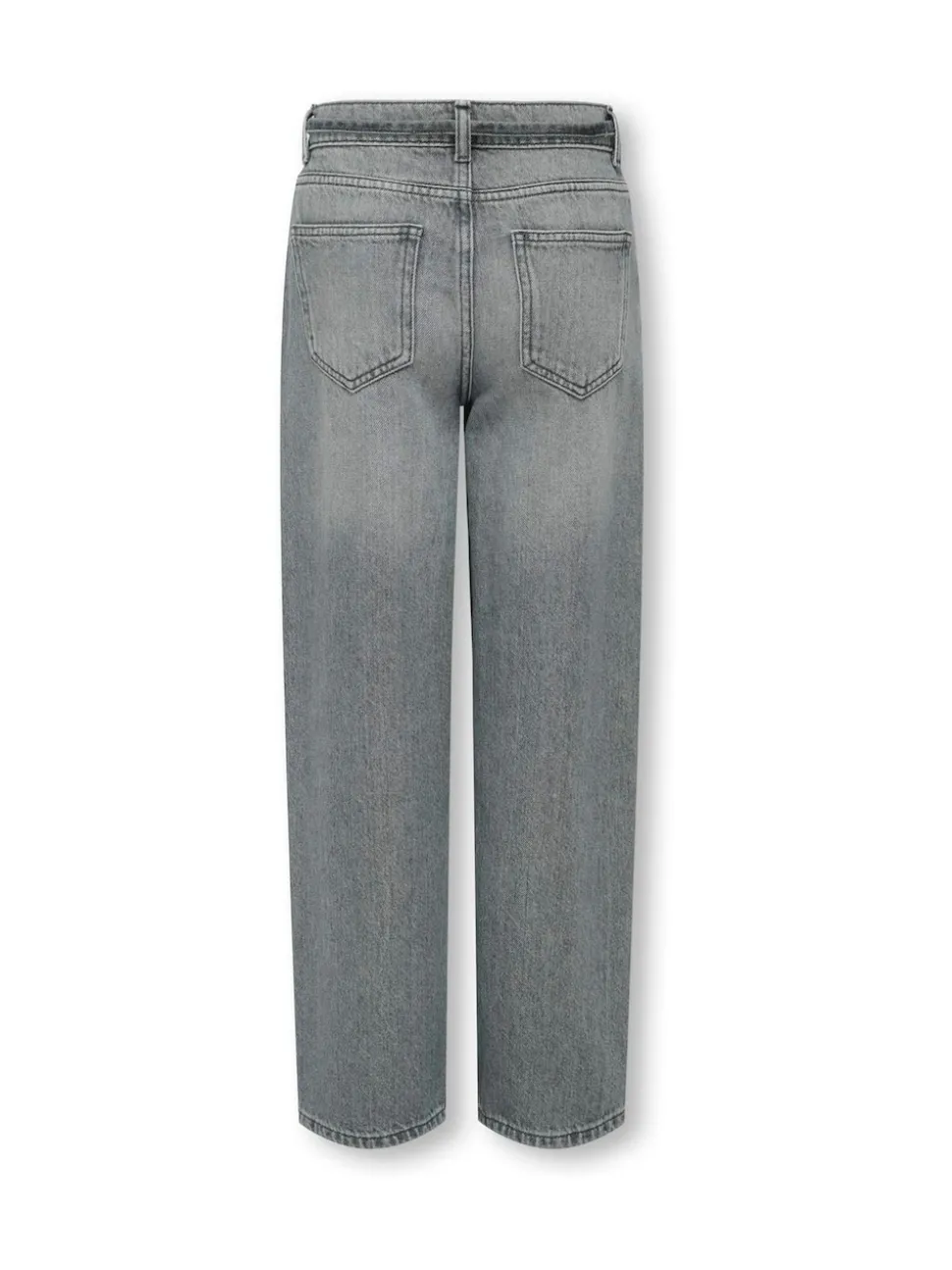ONLY KIDS Grey Gianna Tie Waist Straight Fit Jeans