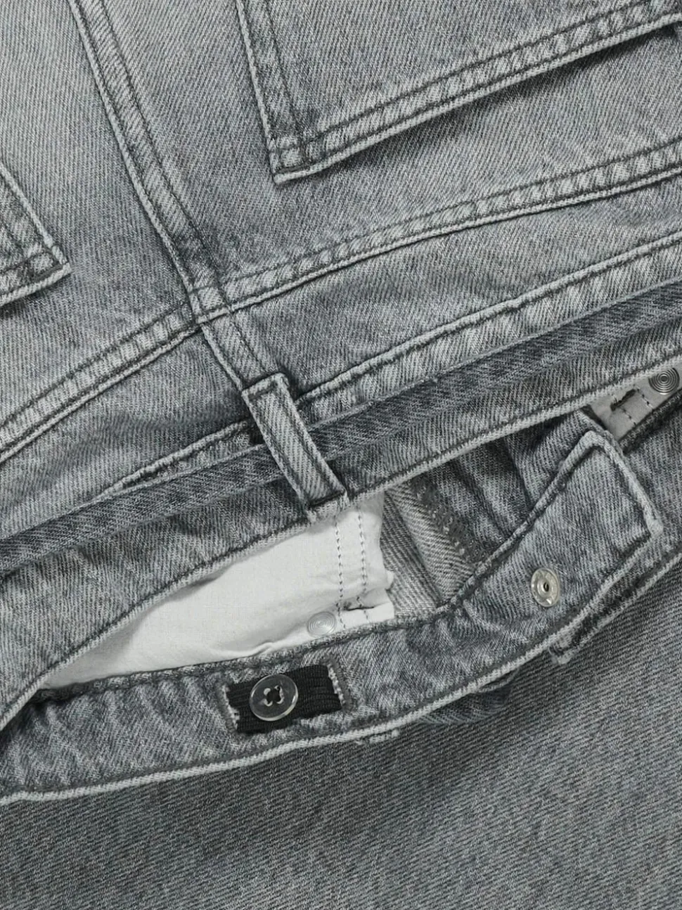 ONLY KIDS Grey Gianna Tie Waist Straight Fit Jeans
