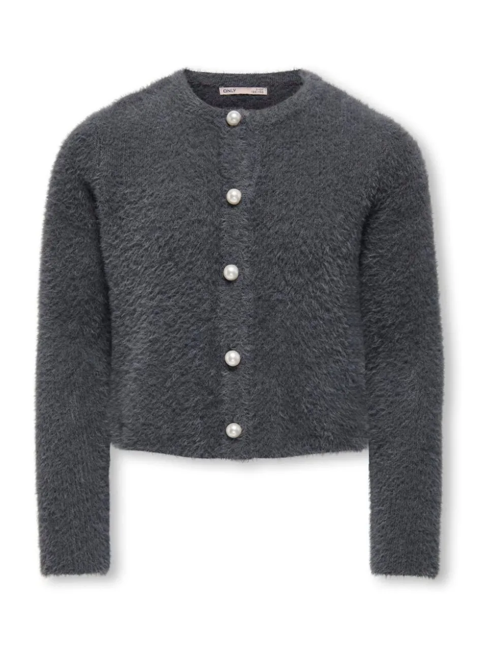 ONLY KIDS Grey Pearl Button Down Cardigan