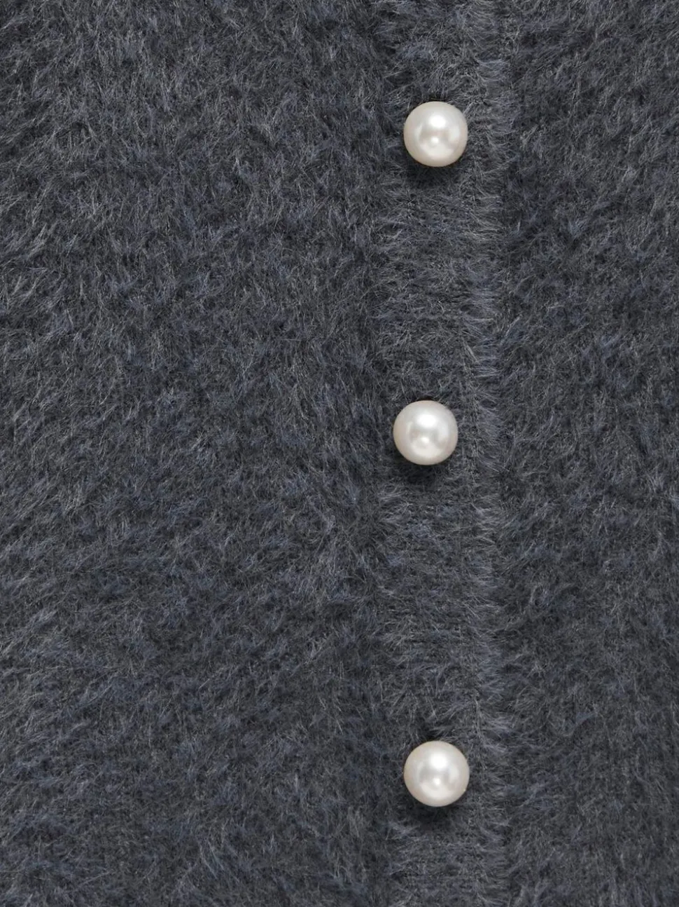 ONLY KIDS Grey Pearl Button Down Cardigan