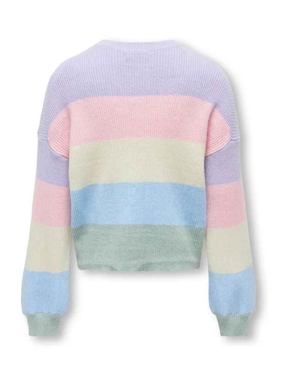 ONLY KIDS Purple Striped Knitted Jumper