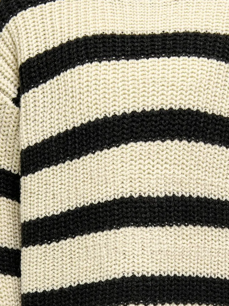 ONLY KIDS Stripe Long Sleeve White Jumper