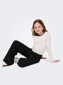 ONLY KIDS Wide Leg Black Trousers