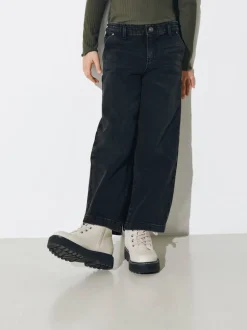 ONLY KIDS Wide Leg Cropped Jeans