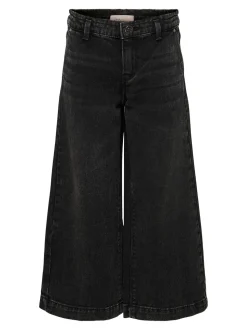 ONLY KIDS Wide Leg Cropped Jeans