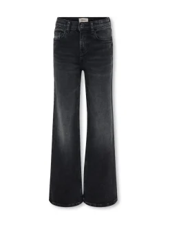 ONLY KIDS Wide Leg Denim Jeans With Stretch