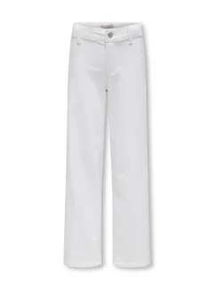 ONLY KIDS Wide Leg Sylvie Denim White Jeans