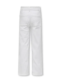 ONLY KIDS Wide Leg Sylvie Denim White Jeans