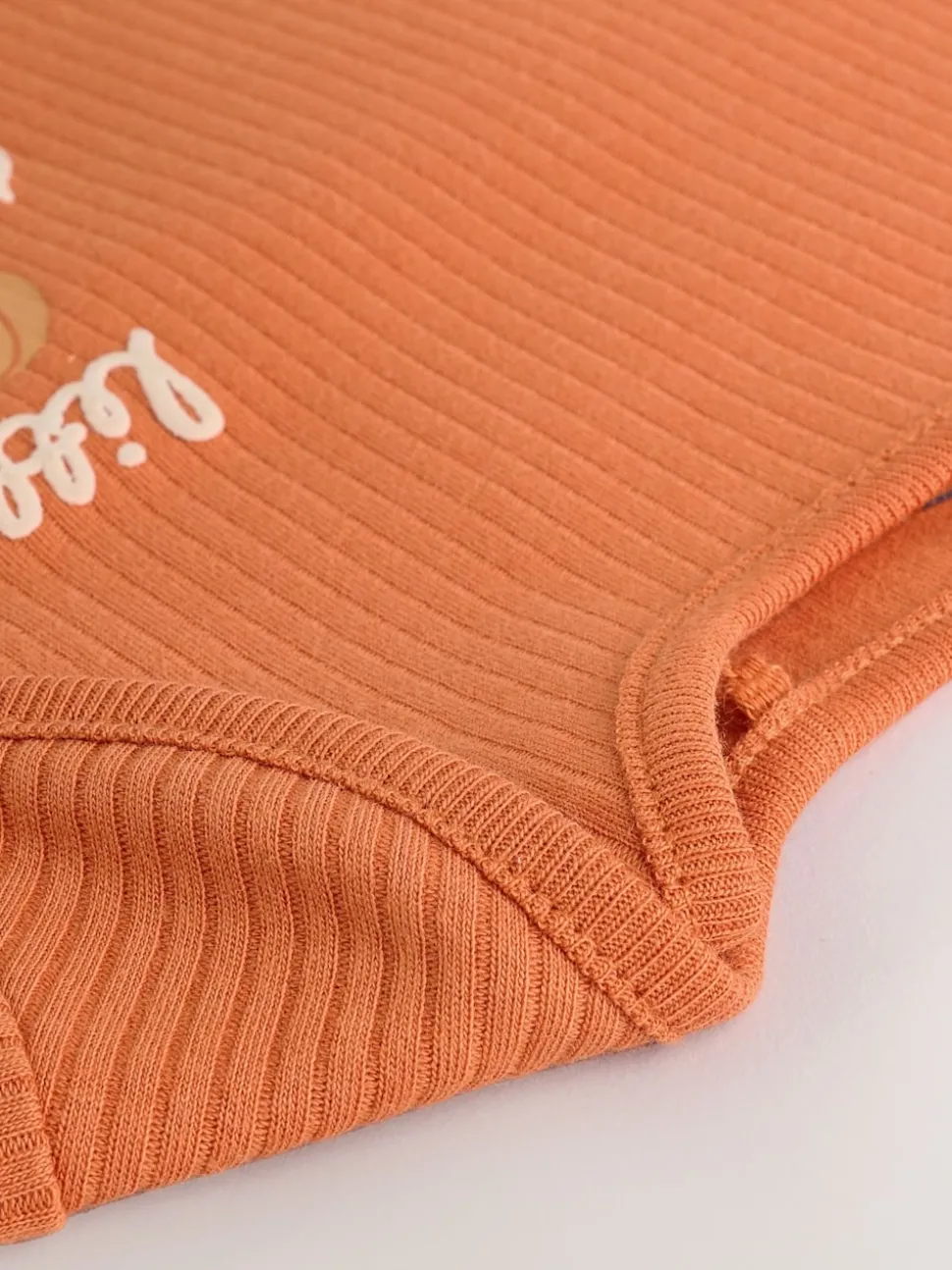 Orange Baby Long Sleeve Halloween Bodysuit and Hat Set
