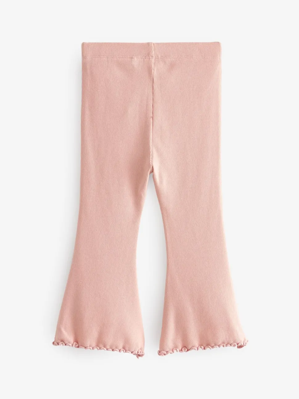 Pale Pink Rib Flare Leggings (3mths-7yrs)