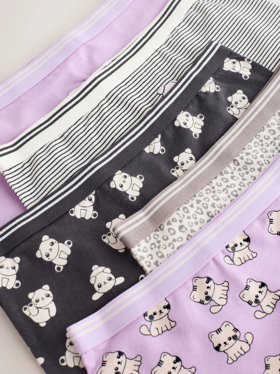 Panda Short Briefs 5 Pack (2-16yrs)