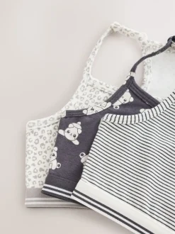 Panda Crop Tops 3 Pack (5-16yrs)