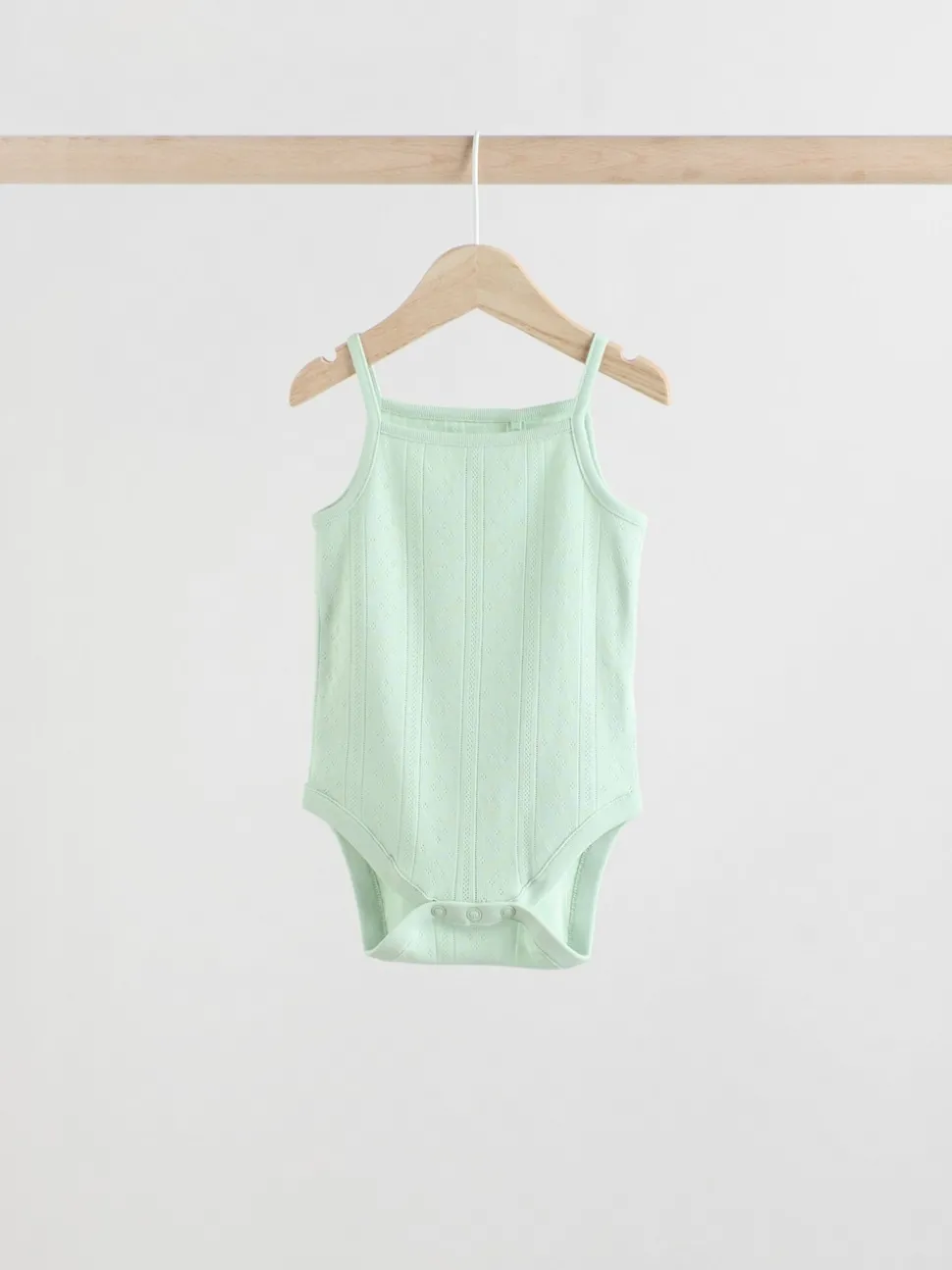 Pastel 5 Pack Vest Pointelle Baby Bodysuits
