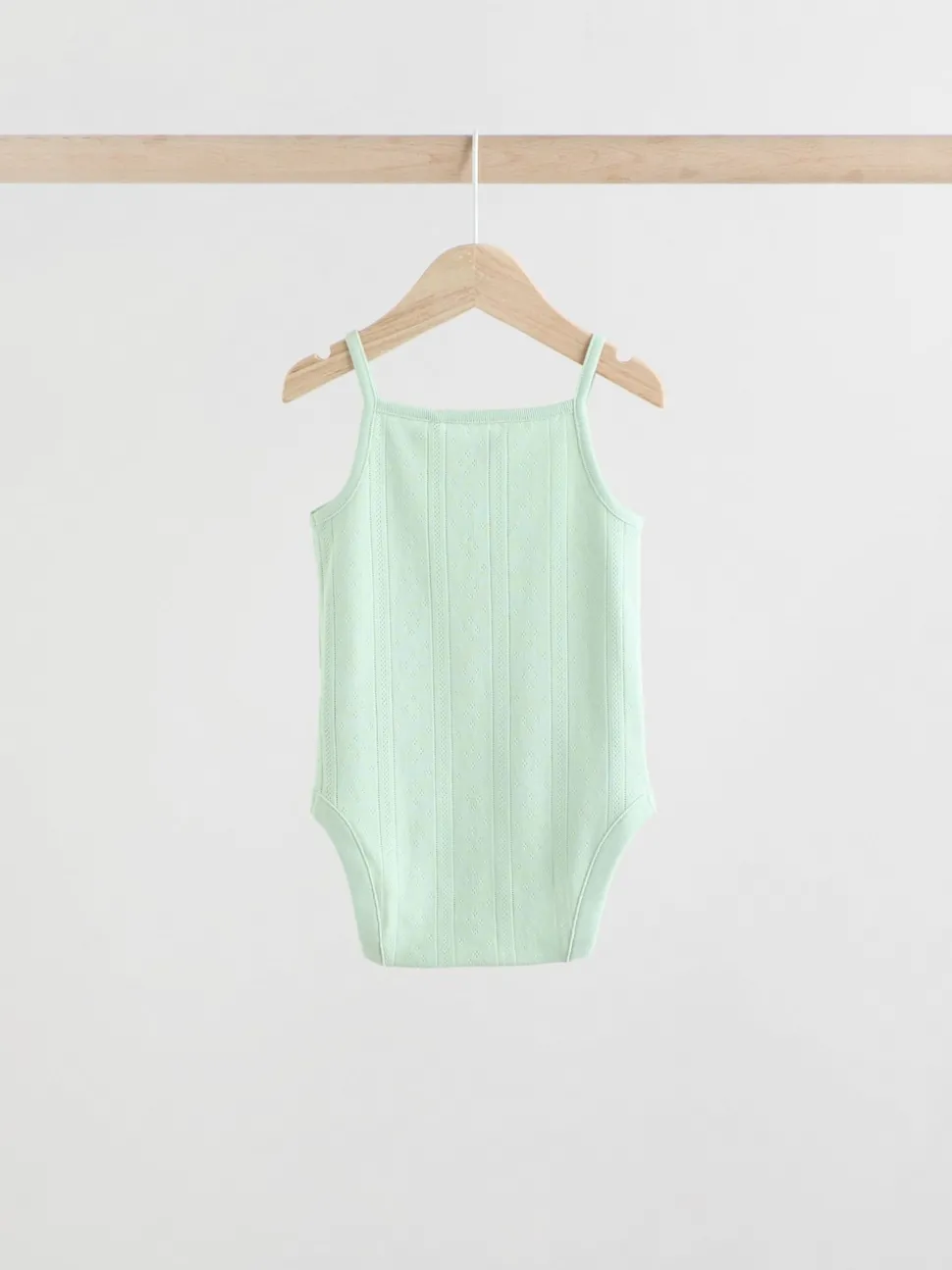 Pastel 5 Pack Vest Pointelle Baby Bodysuits