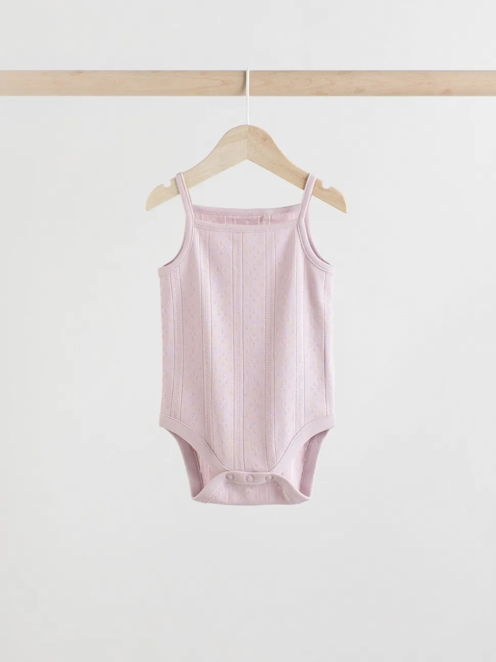 Pastel 5 Pack Vest Pointelle Baby Bodysuits