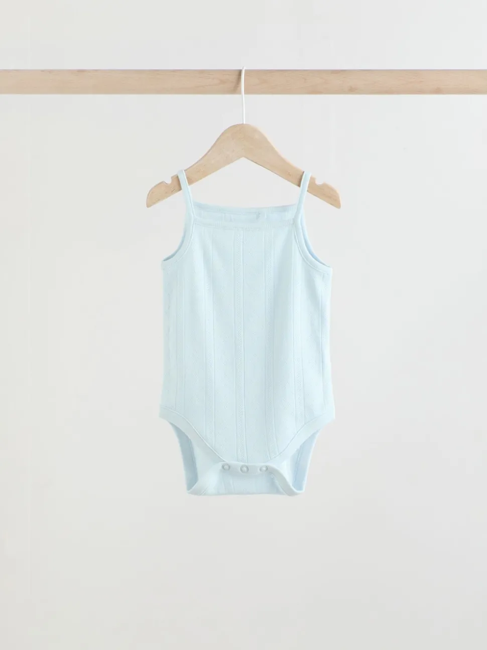 Pastel 5 Pack Vest Pointelle Baby Bodysuits