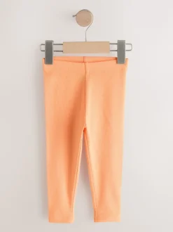 Pastel Rainbow Ribbed Leggings 5 Pack (3mths-7yrs)