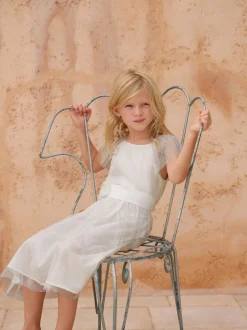 Phase Eight White Jasmine Tulle Fit and Flare Dress