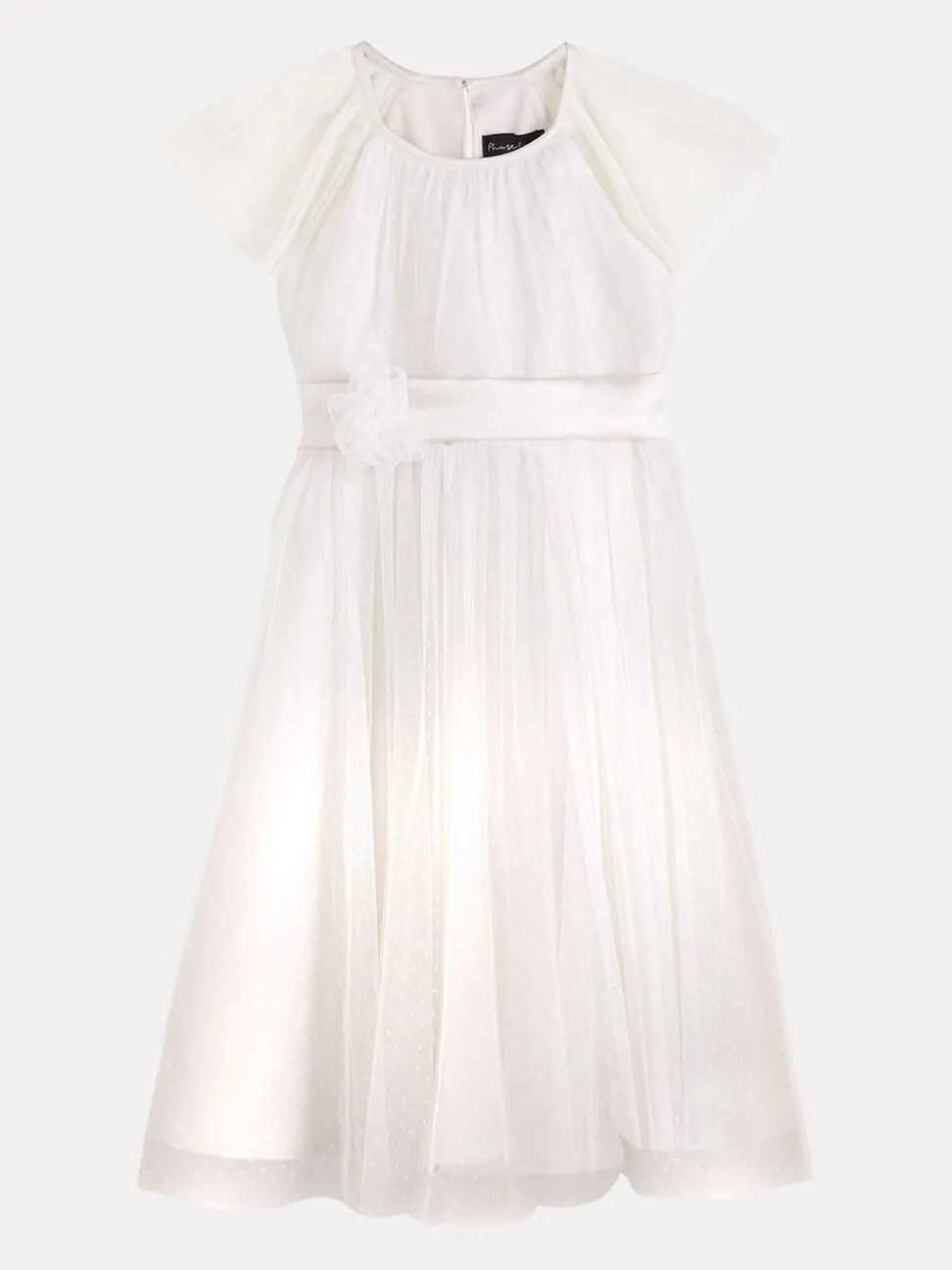 Phase Eight White Jasmine Tulle Fit and Flare Dress