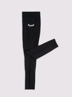 Pineapple Black Active Pocket Full Length Leggings
