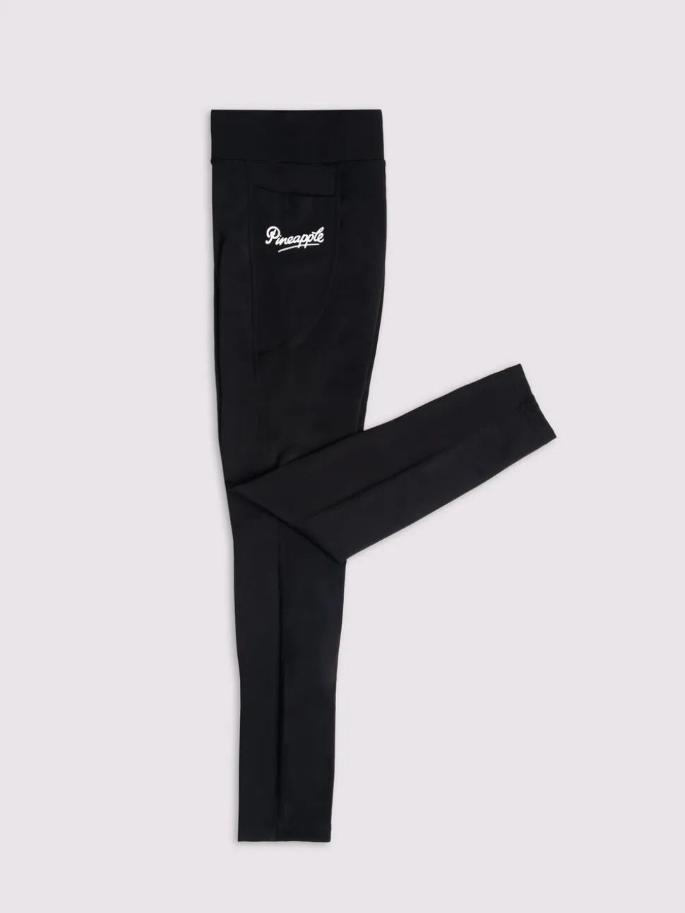 Pineapple Black Active Pocket Full Length Leggings