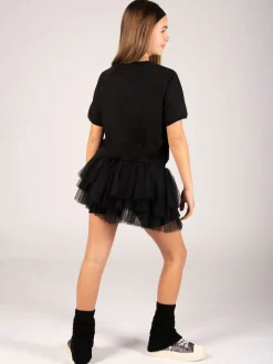 Pineapple Black Ballet Slouchy T-Shirt