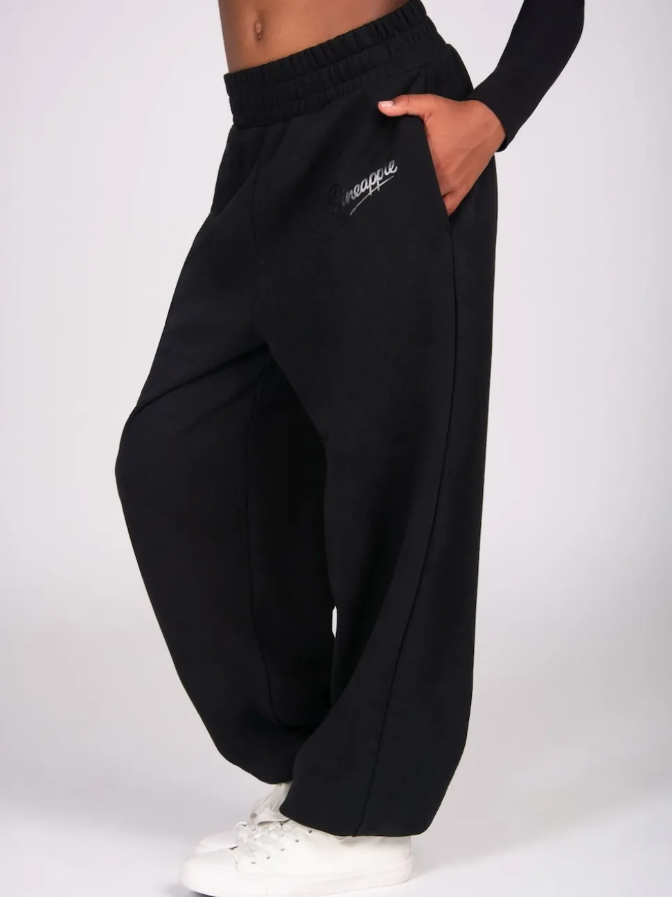 Pineapple Black Balloon Joggers