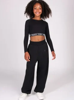 Pineapple Black Balloon Joggers